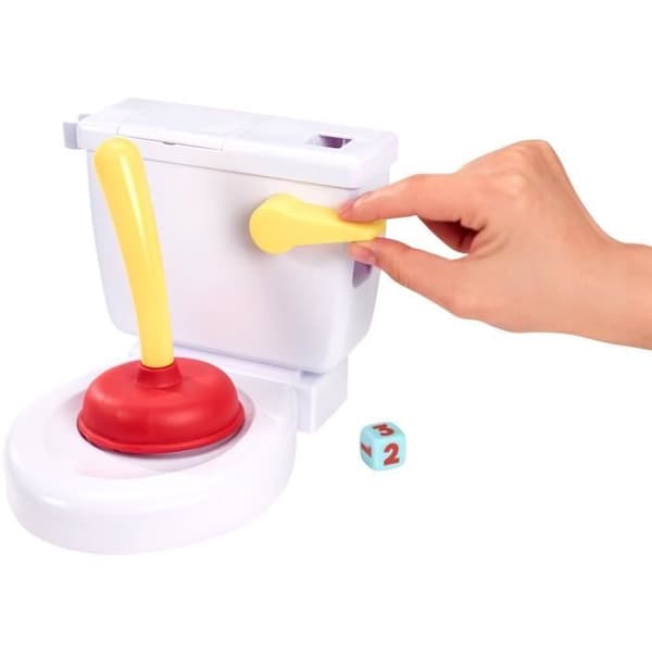 Brädspel för barn - Toilet Madness - MATTEL GAMES - 2 till 4 spelare - 5 år och äldre