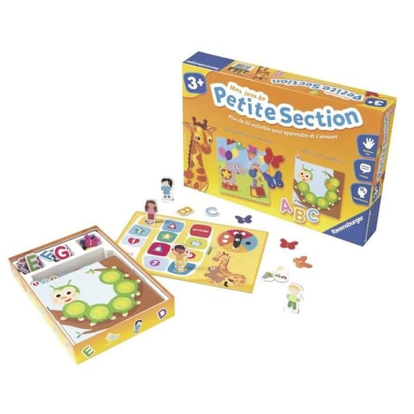 Komplett pedagogisk boxset - Mina små sektionsspel - Ravensburger - 20 aktiviteter - Från 3 år