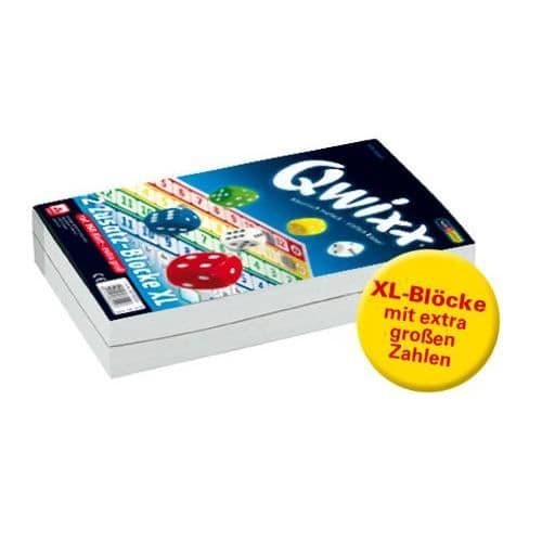 Okänd nsv – 4021 – qwixx Tilläggsblads, Format XL Set om 2 A 80 Ark – Tärningsspel 4021