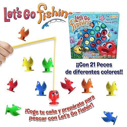 Fiskespel för barn - Goliat - Let's Go Fishin' - Rosa - Blandat - Från 3 år