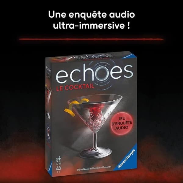 Ravensburger Echoes The Multicolored Cocktail strategispel - Spellängd 20 min