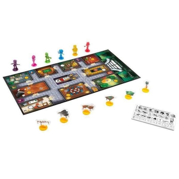 Cluedo Junior brädspel - Ocio Stock - Barn - Svart - 2 spelare eller fler - 30 min