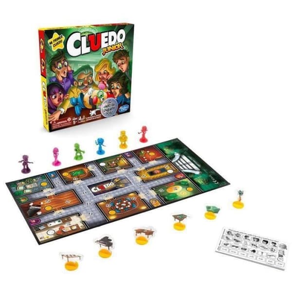 Cluedo Junior brädspel - Ocio Stock - Barn - Svart - 2 spelare eller fler - 30 min