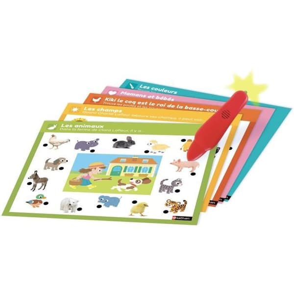Elektroniskt pedagogiskt spel - NATHAN - Baby Electro Farm Animals - För barn från 2 år och uppåt