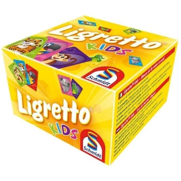 Ligretto, Barn - Brädspel - SCHMIDT SPIELE - Introducera barn till spelet Ligretto med denna anpassade version!