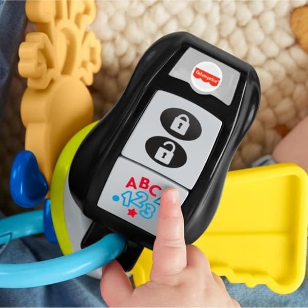 Elektronisk utvecklingsleksak - FISHER PRICE - Mina första nycklar - Gul - Blandad - Från 6 månader