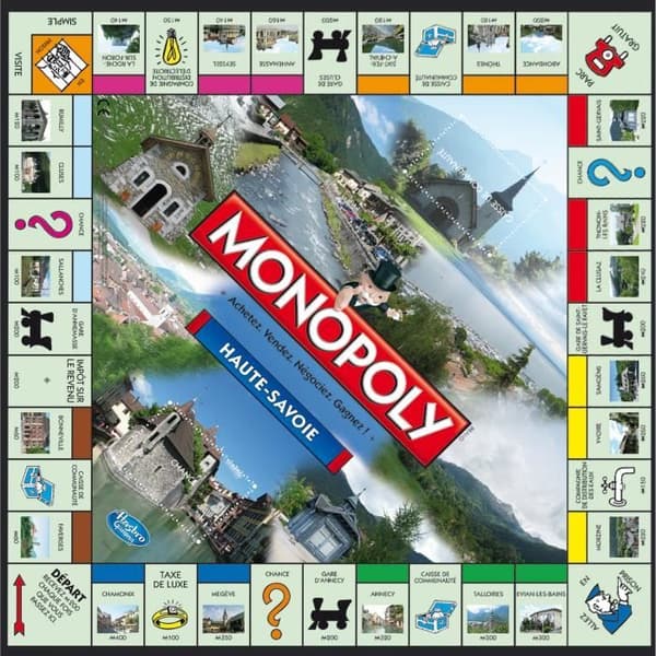 Monopol - VINNANDE RÖTTER - Haute-Savoie - Brädspel - Från 8 år - Blandat