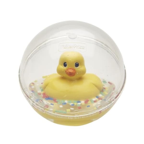 Badleksak - Fisher-Price - FP Gul anka vattenboll - Från 6 månader - Stimulerar barnets nyfikenhet