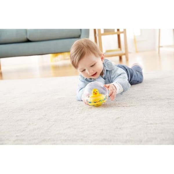 Badleksak - Fisher-Price - FP Gul anka vattenboll - Från 6 månader - Stimulerar barnets nyfikenhet