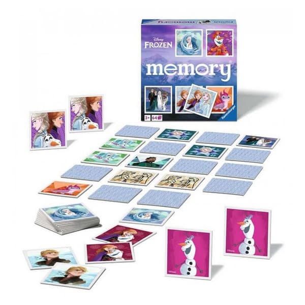 Disney Frozen memoryspel - Ravensburger - 20890 - För barn från 3 år och uppåt - Flerfärgad