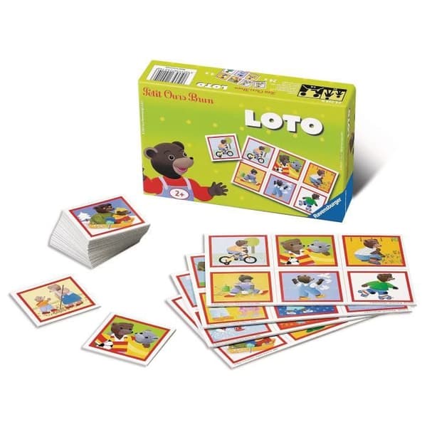 LITTLE BROWN OURS Loto - Klassiskt pedagogiskt spel - Ravensburger-Från 2 år