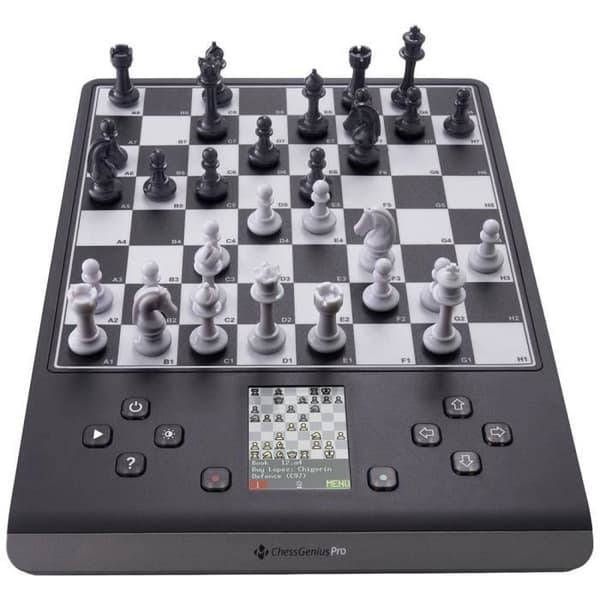 Millennium Chess Genius Pro M815 Electronic Chess Game AI-funktioner, magnetiska bönder, schackbräde med PR-sensor