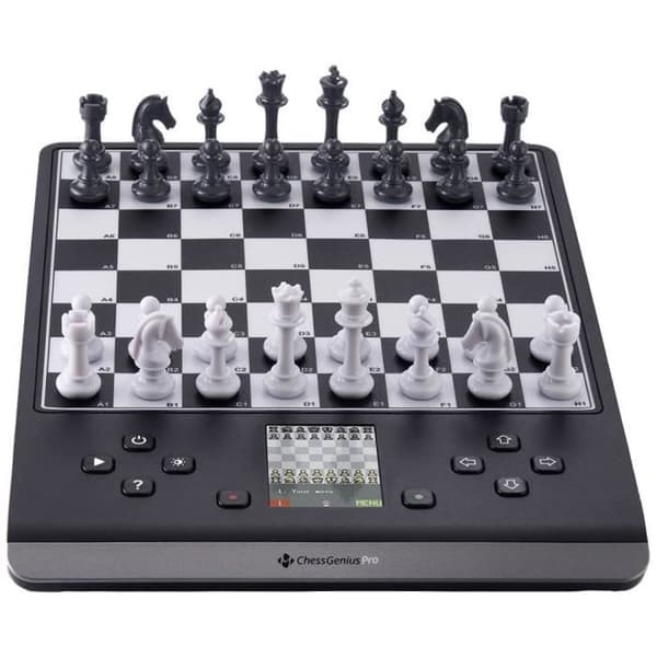 Millennium Chess Genius Pro M815 Electronic Chess Game AI-funktioner, magnetiska bönder, schackbräde med PR-sensor