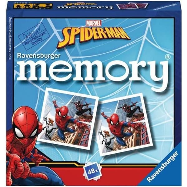Minnesspel - RAVENSBURGER - MEMORY MARVEL SPIDER MAN 48 BILAR - Blandat - Barn - Spiderman