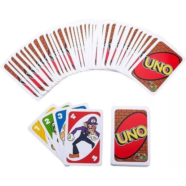 Mattel Games - Uno Super Mario Bros - Kortspel - Från 7 år DRD00