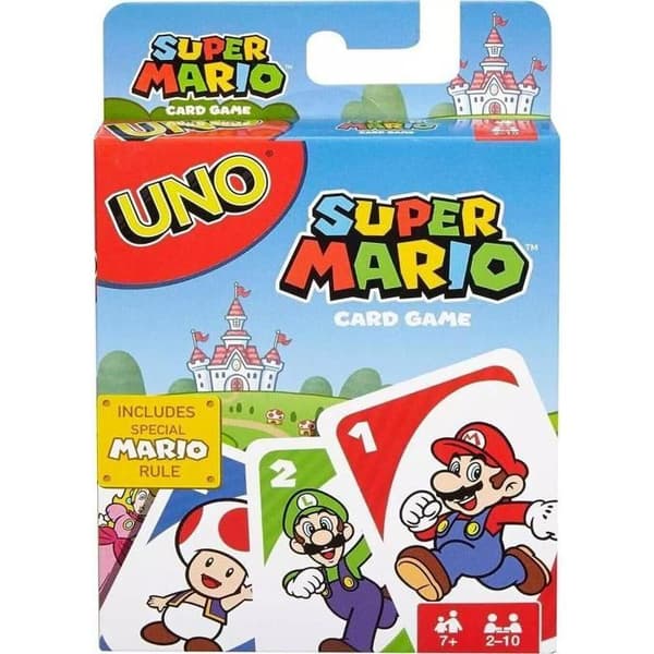 Mattel Games - Uno Super Mario Bros - Kortspel - Från 7 år DRD00