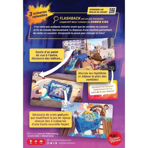 Flashback Zombie Kidz - Brädspel