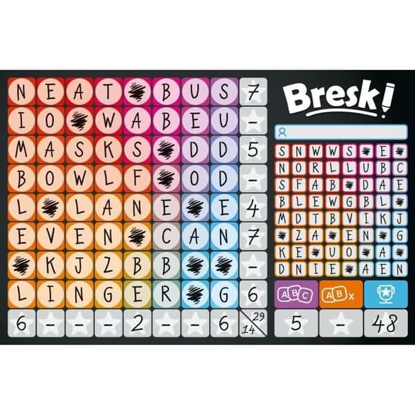 JUMBO 19784 - BRESK! - Ordspel, korsordsstil