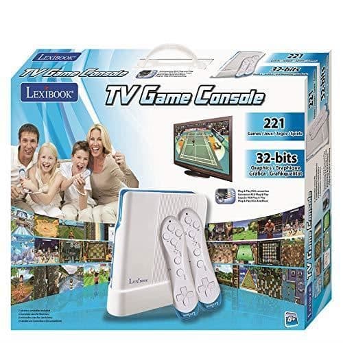 Plug N' Play Motion TV-konsol - LEXIBOOK - 2 trådlösa handkontroller - 221 spel