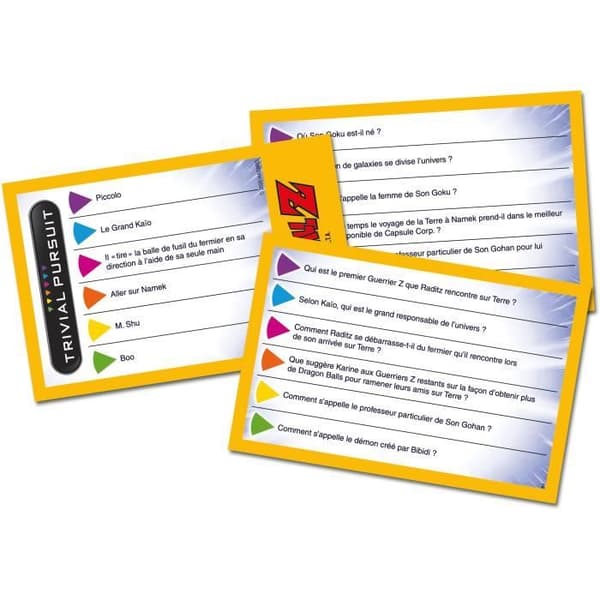 Trivial Pursuit Voyage DRAGON BALL Z - VINNANDE MOVES - Frågespel - 600 frågor - Fransk version