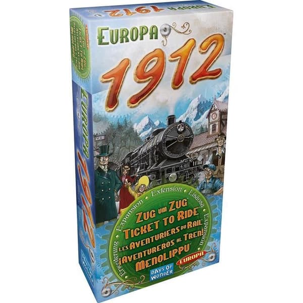 LES AVENTURIERS DU RAIL Extension Europe 1912 - Styrelsestrategispel - Asmodee - AVE07ML2
