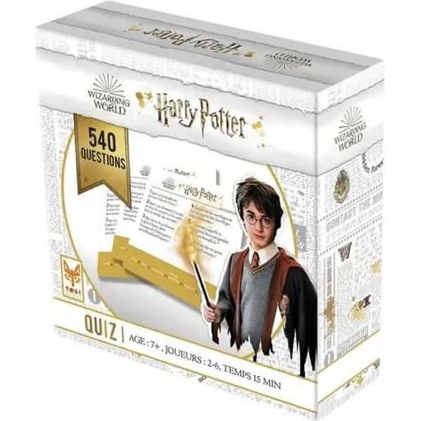 Brädspel - TOPI-SPEL - Harry Potter Quiz 540 - 540 frågor - 6 svårighetsgrader - 2 till 6 spelare