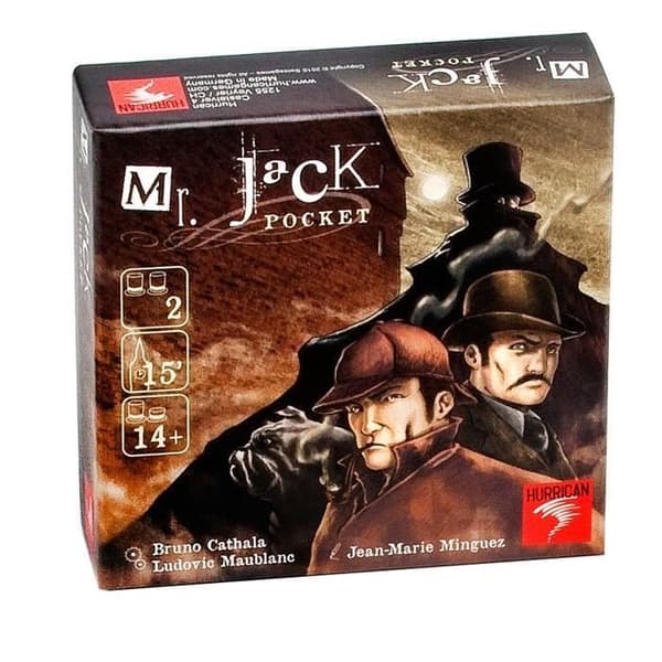 orkan | Mr Jack Pocket | Brädspel | Från 9 år | 2 spelare | 30 minuter