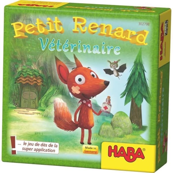 Brädspel - HABA - Little Veterinarian Fox - 4 år och över - Djurtärningsspel