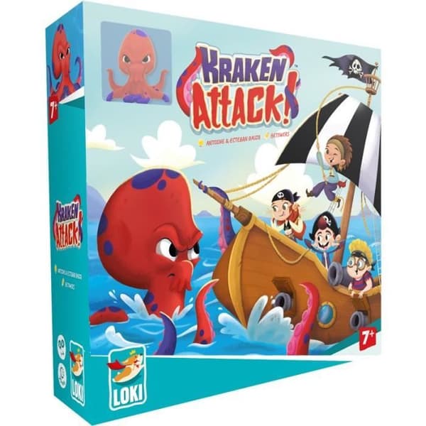 Kraken Attack brädspel - KRAKEN - Brädspel - Ålder 7 och uppåt - Barn - 30 min