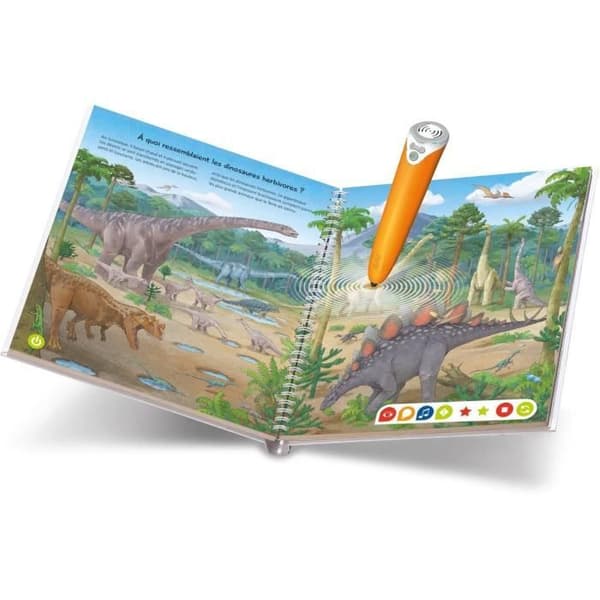 Tiptoi® Interactive book Jag upptäcker dinosaurier - Elektroniskt pedagogiskt spel, utan skärm - Från 4 år - 00145 -