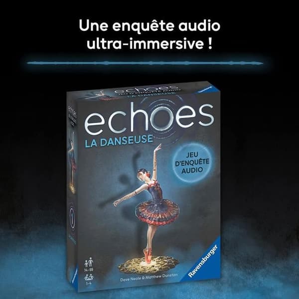 Ravensburger Echoes La Danseuse strategispel - Från 1 till 4 spelare - Fransk version