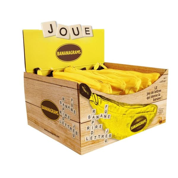 Bokstavsspel - Maestro present - Bananagram - Gul - Från 7 år - Blandat
