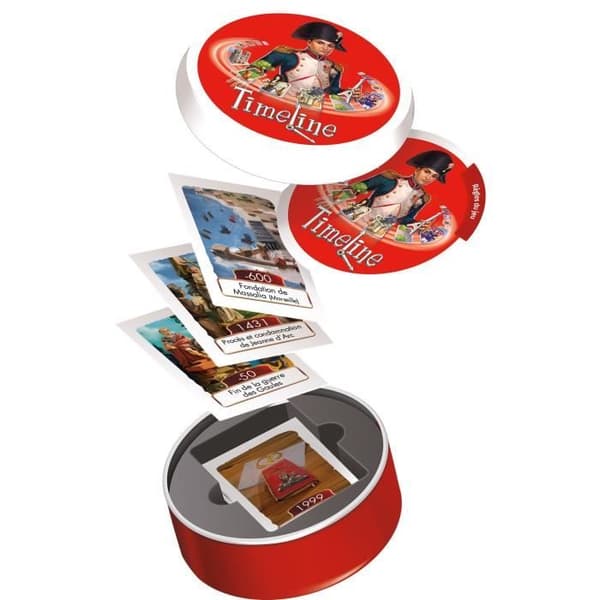 Tidslinje - Brädspel - ASMODEE - Frankrikes historia - Blandat - Från 6 år