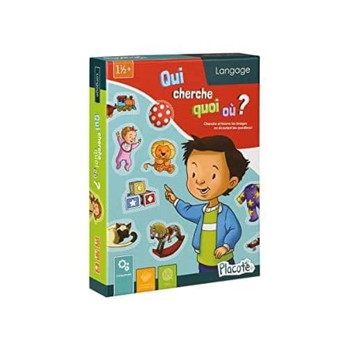 Utbildningsspel - Placote - Vem söker vad var? - 1 till 3 år - Utvecklar förståelse - Blandat