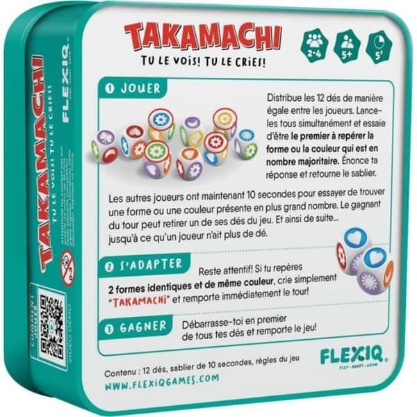 Asmodee - Takamachi - Tärningsspel - Observation och hastighet - Mindre än 30 min - Från 5 år