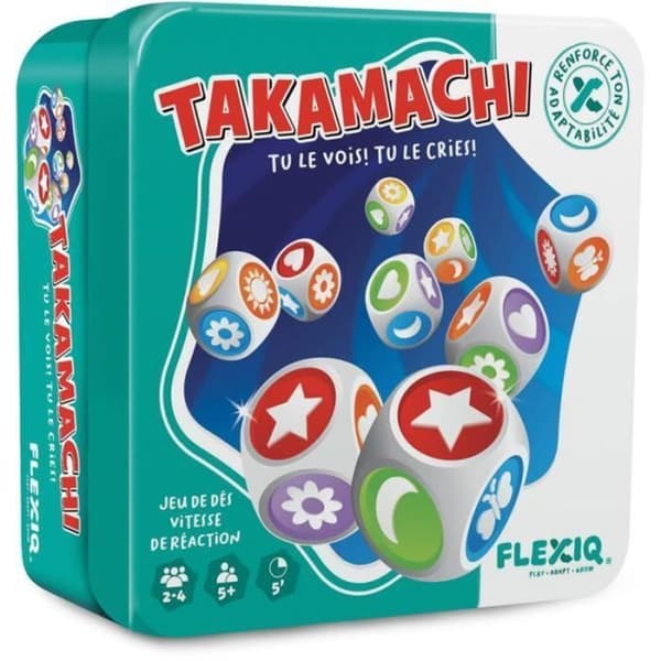 Asmodee - Takamachi - Tärningsspel - Observation och hastighet - Mindre än 30 min - Från 5 år