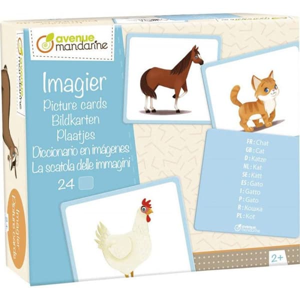 Bilderbok - Husdjur - Pedagogiskt spel
