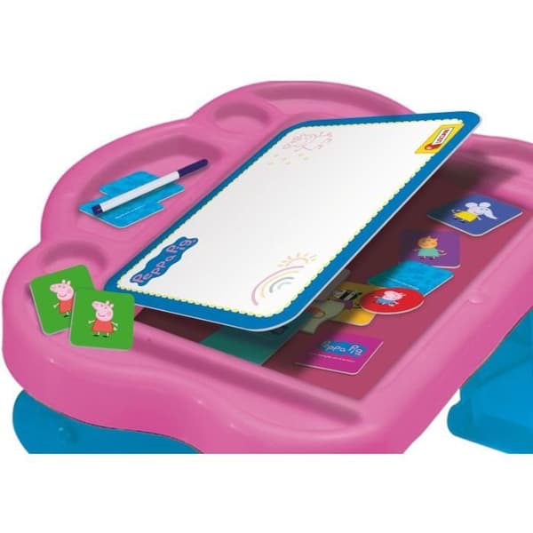 Peppa Pig Super Desk Activity Desk - LISCIANI GIOCHI - 10 pedagogiska spel