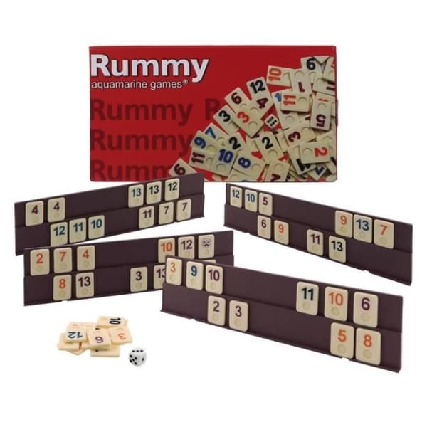 Rummy Game - RUMMY - Barn - Blandat - 2 spelare eller fler - Brun - Inomhus - Brädspel