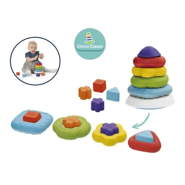 CHICCO staplingsringar 2 i 1