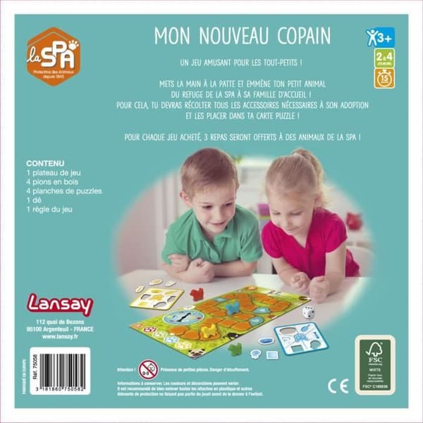 Lansay-spel - SPA - My New Buddy - Brädspel - Från 3 år