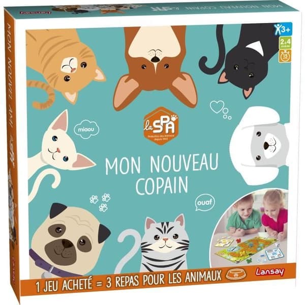 Lansay-spel - SPA - My New Buddy - Brädspel - Från 3 år