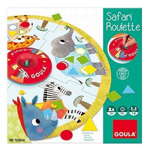 Brädspel - GOULA - Safari Roulette 53156 - Ålder 3 och uppåt - Flerfärgad - 10 min
