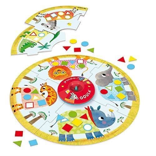 Brädspel - GOULA - Safari Roulette 53156 - Ålder 3 och uppåt - Flerfärgad - 10 min