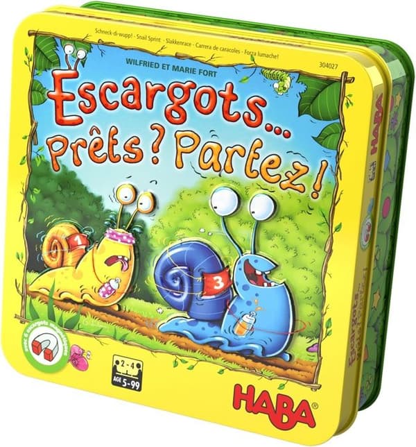 HABA - Sniglar... Ready Go! - Racingspel - 5 år och uppåt, 304027