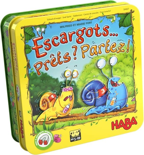 HABA - Sniglar... Ready Go! - Racingspel - 5 år och uppåt, 304027