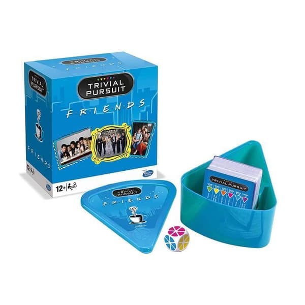 TRIVIAL PURSUIT - Vänner - Reseformat 600 frågor - Brädspel - fransk version