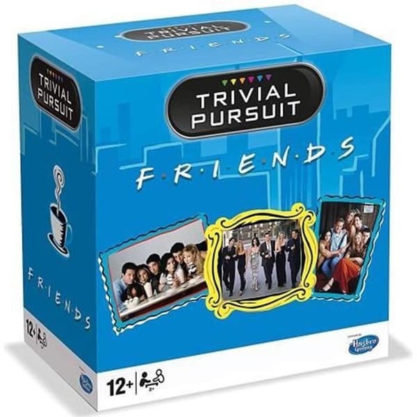 TRIVIAL PURSUIT - Vänner - Reseformat 600 frågor - Brädspel - fransk version