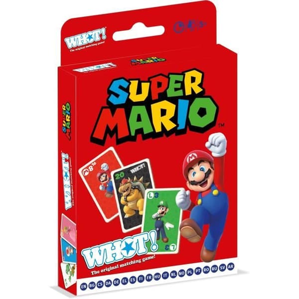 Wow! Super Mario - Kortspel - VINNANDE RÖTTER - Kortspel i Super Mario-färger för hela familjen.