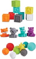 Miniatyrbild 2 av 2: Infantino Sensory Balls Blocks &amp; Buddies - 20 delar grundset
